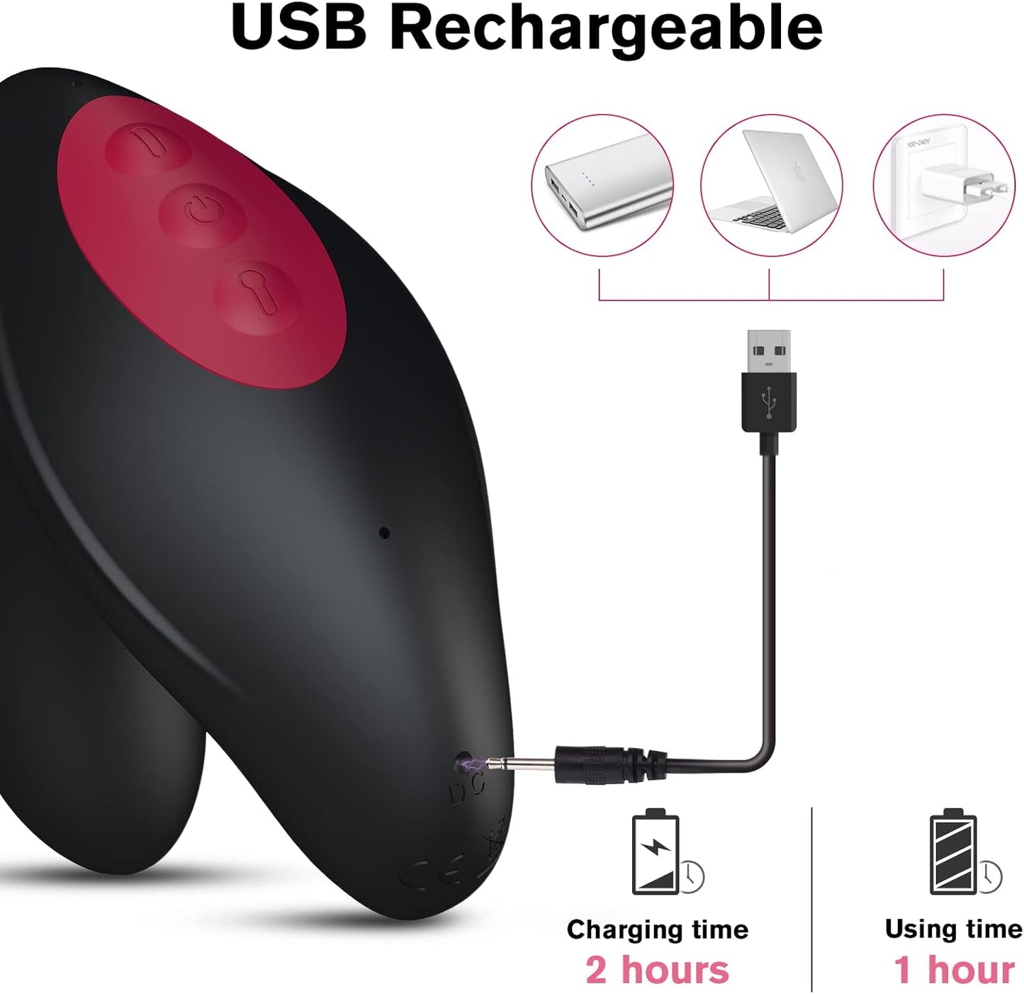 Expandable Inflatable Anal Vibrator-4