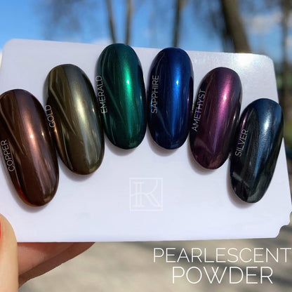 Akzentz - Gel-Play Pearlescent Powder Kit (6 x 1g)-2