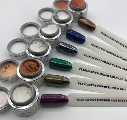 Akzentz - Gel-Play Pearlescent Powder Kit (6 x 1g)-1