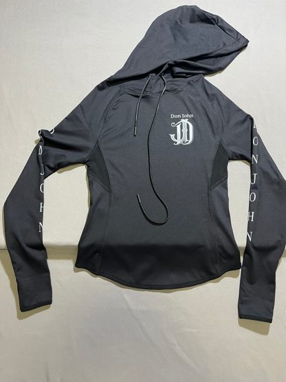 DON JOHN Yoga Outfit Sets Hooded Top Women's-3