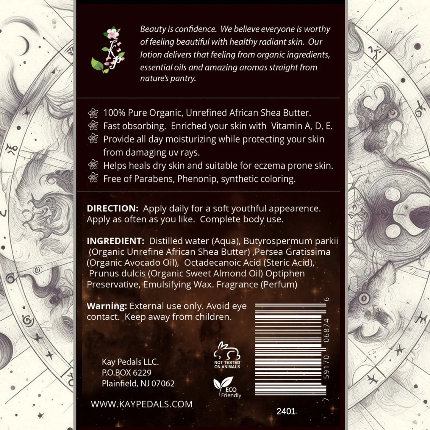 Amber Body Lotion ( Original ) | Organic Body Cream | Shea Butter Lotion | Scented Lotion | Almond Body Lotion | Fragrance Lotion-2