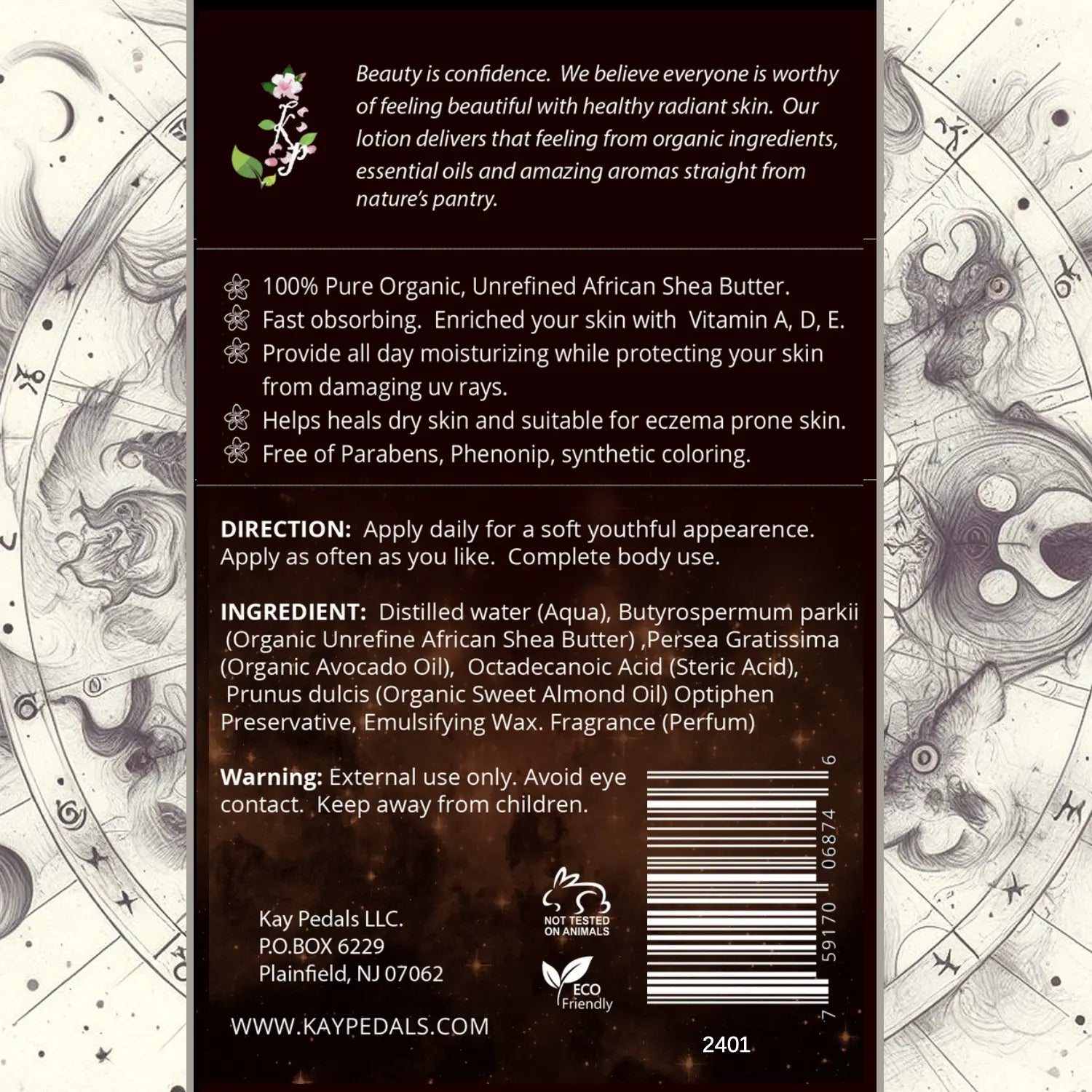 Amber Body Lotion ( Original ) | Organic Body Cream | Shea Butter Lotion | Scented Lotion | Almond Body Lotion | Fragrance Lotion-2