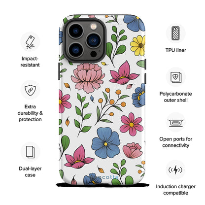 Anacotte Impulsive Art Floral iPhone case-1