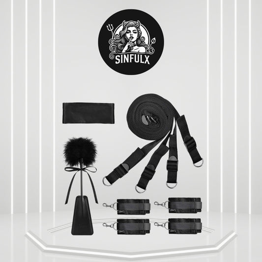 Adjustable BDSM Bed Restraint Kit-0