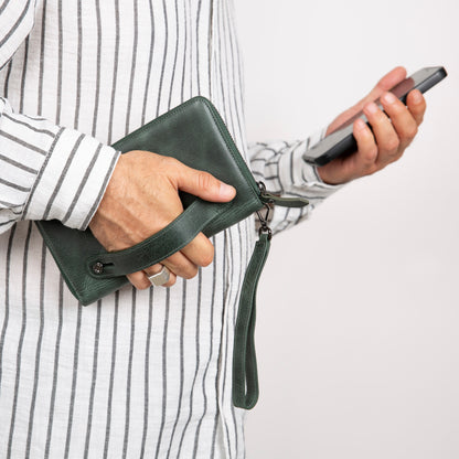 Anchorage Leather Wallet – Phone Holder & 12 Card Slots-0