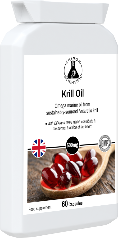 Krill Oil Label and Bottle
