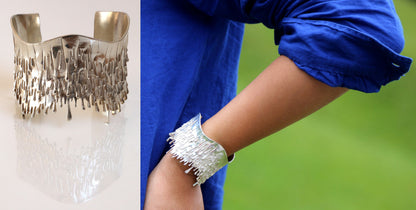 Antonio Wehrli Gravity Paint Drip Bracelet: Art into Jewelry-18K Gold-10