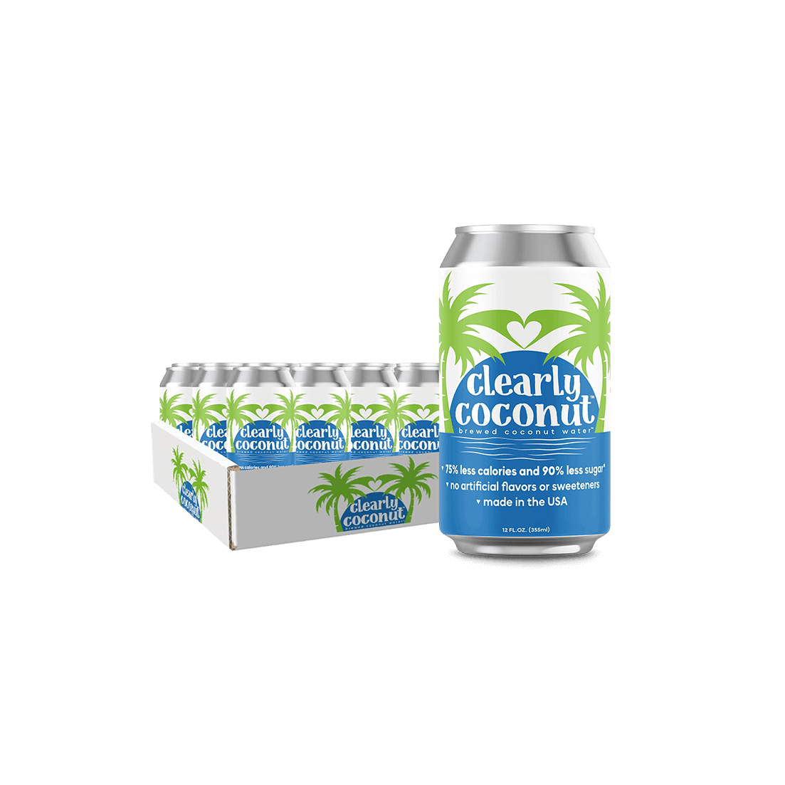 Clearly Coconut Brewed Coconut Water (12 pack)-0