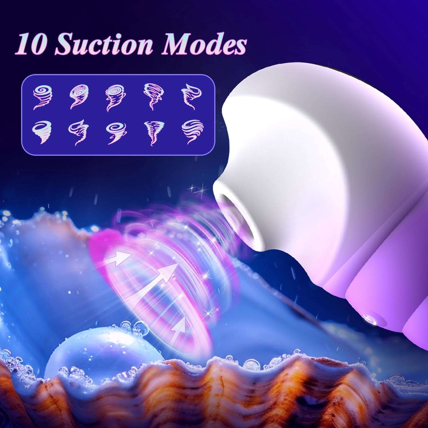 Conch-Shaped Clit Power Suction Vibrator-3