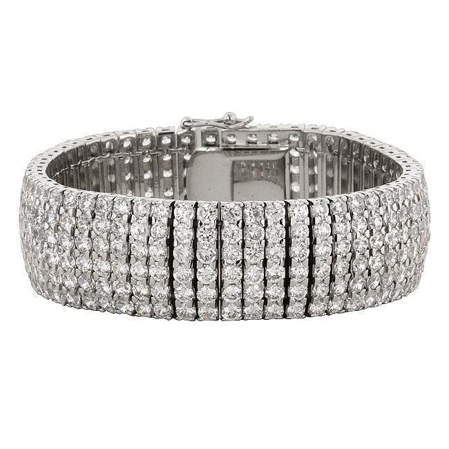 Cubic Zirconia Elegance Formal Bracelet-0