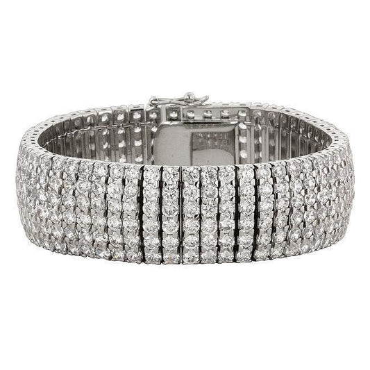 Cubic Zirconia Elegance Formal Bracelet-0
