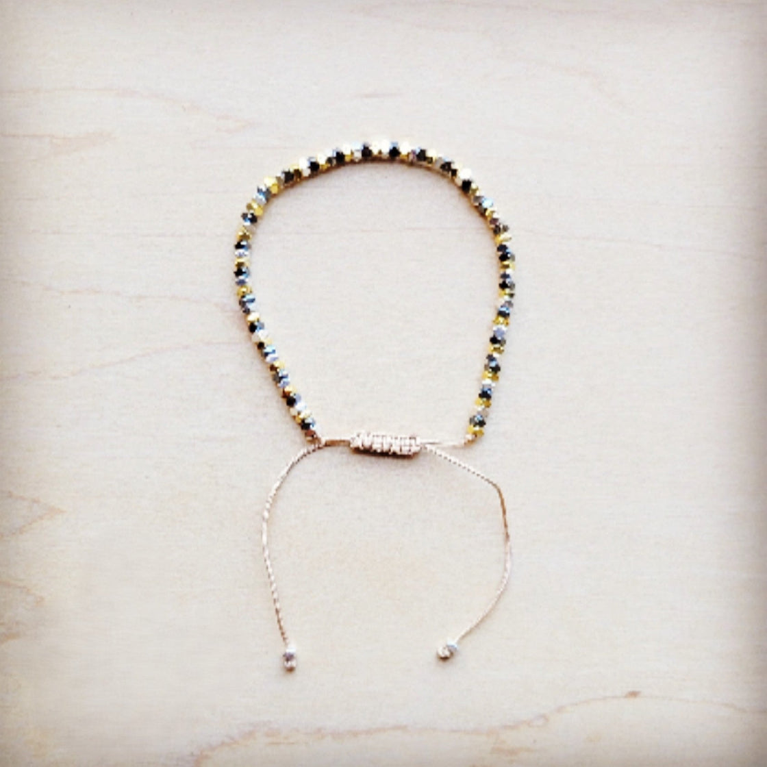 **Stackable Woven Beaded Bracelet in Multi 809x-0