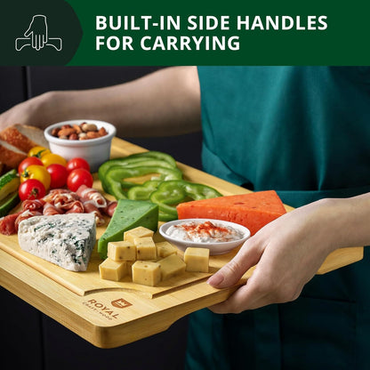 Cutting Board Set of 4, Bamboo-8