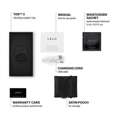 LELO Tor 3 Vibrating Cock Ring App-Controlled-4