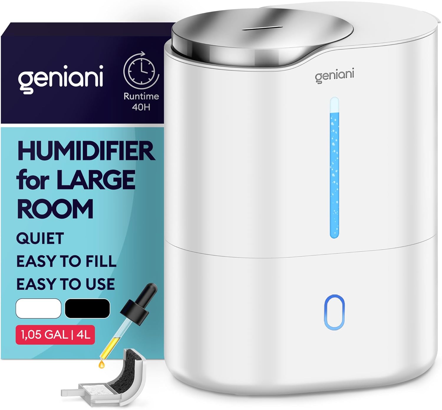 Humidifier Huron 4L, White-0