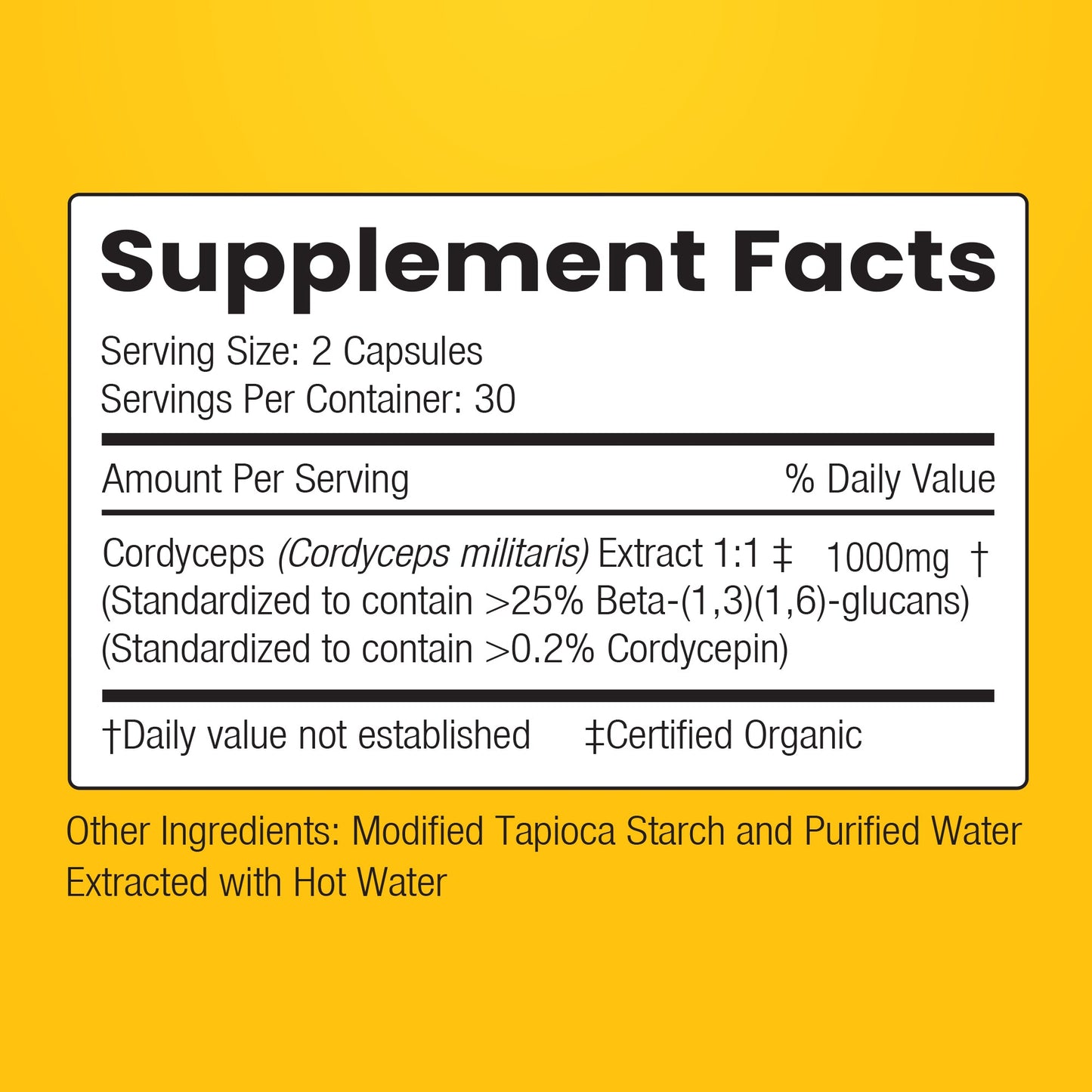 Cordyceps Mushroom 1:1-1