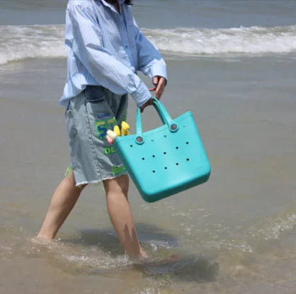 Customizable EVA Button Tote Bag