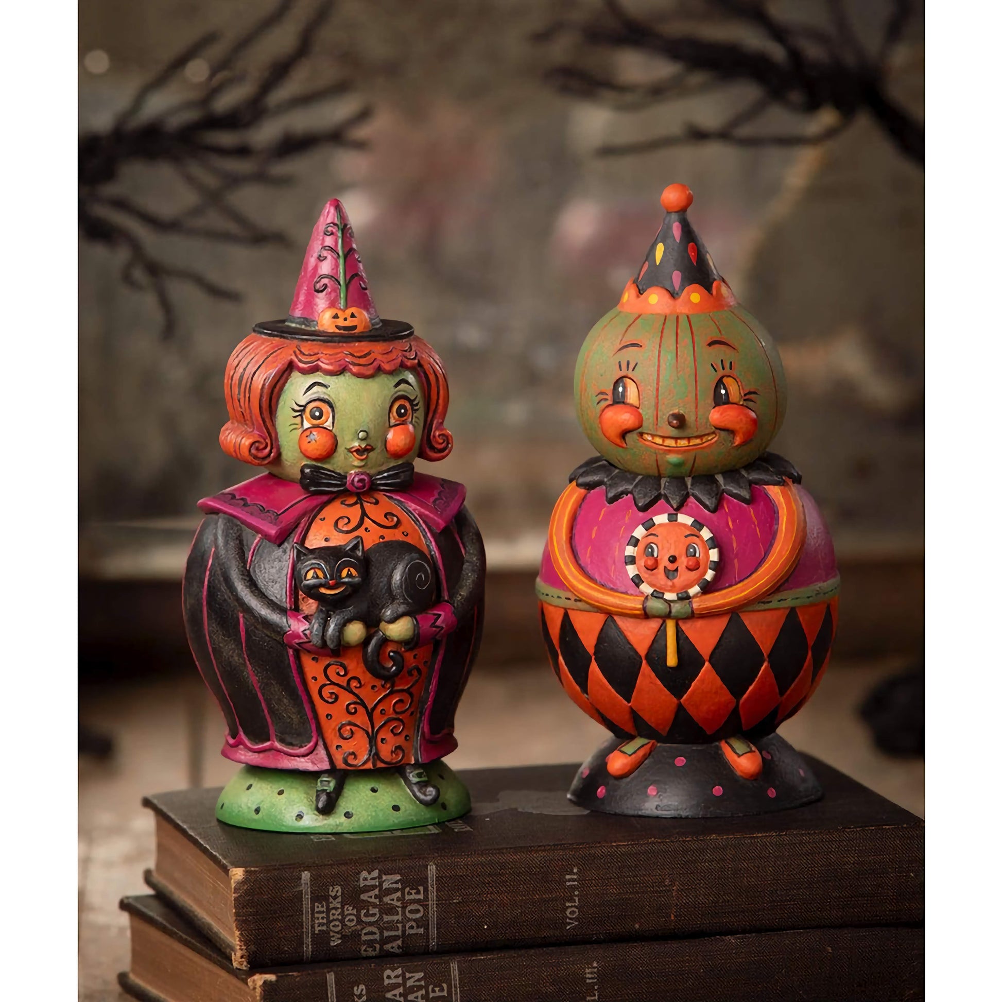 Jackie Green-O-Ween Spooks Jar Johanna Parker for Bethany Lowe Designs-2