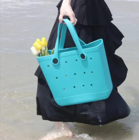 Customizable EVA Button Tote Bag