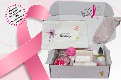 Breast cancer Awareness Gift Box - Hope for a warrior / a survivor - this is a support care pamper package - ALL Natural-0