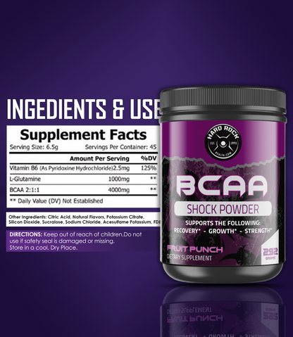 BCAA Shock Powder (Fruit Punch)-2