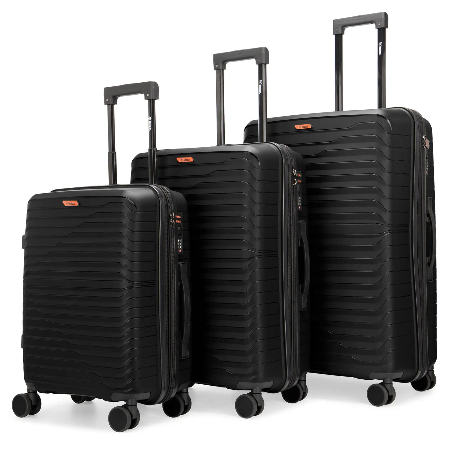 Excavator 3-Piece Expandable Polypropylene Luggage Set-5