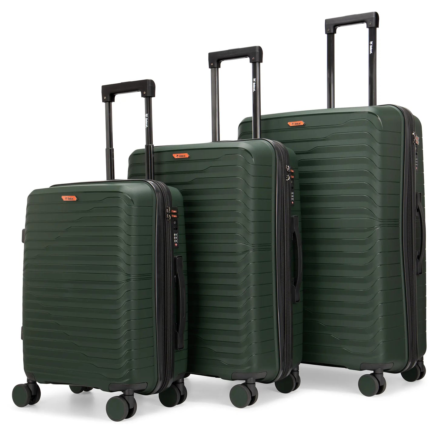 Excavator 3-Piece Expandable Polypropylene Luggage Set-0