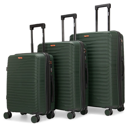 Excavator 3-Piece Expandable Polypropylene Luggage Set-0