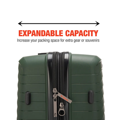Excavator 3-Piece Expandable Polypropylene Luggage Set-2