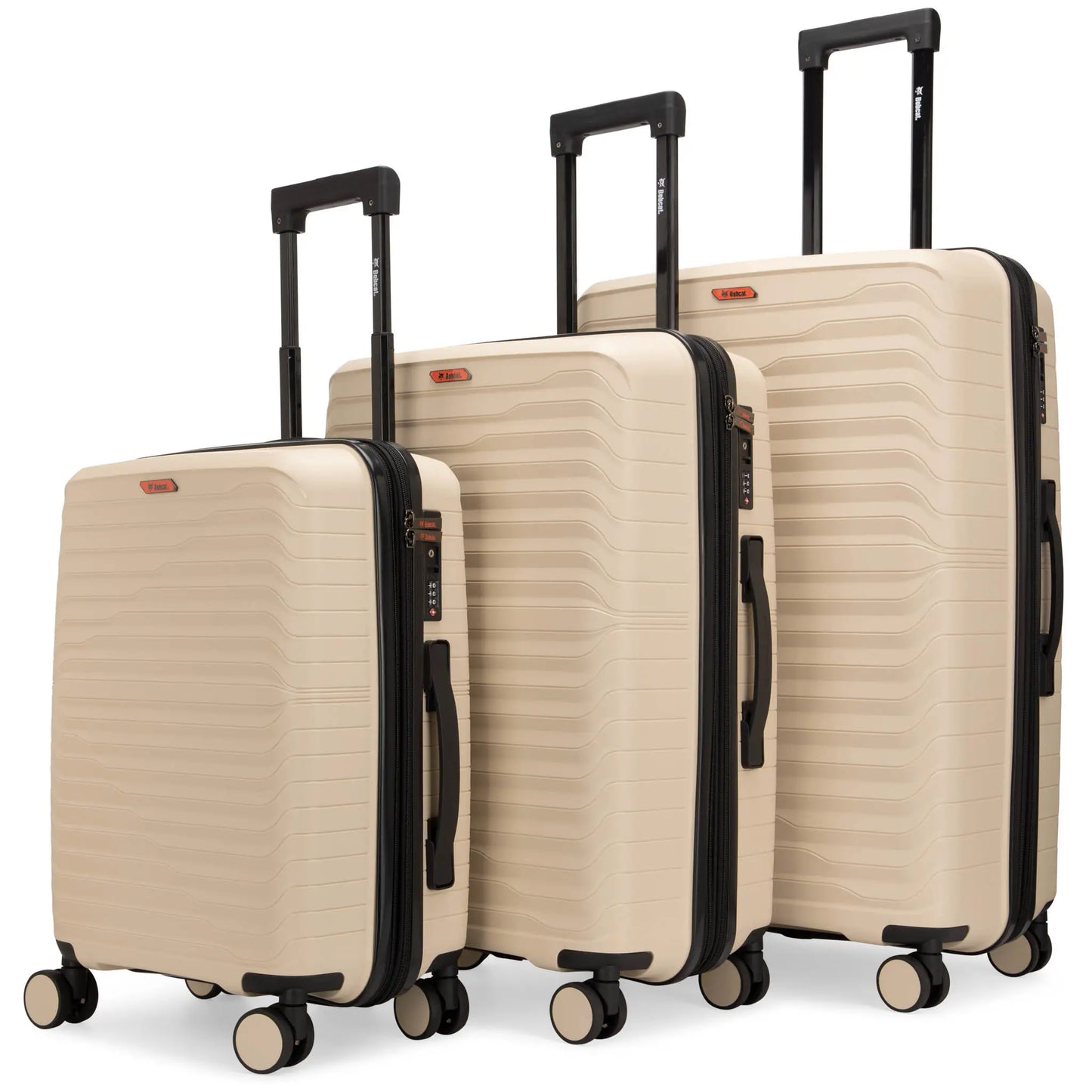 Excavator 3-Piece Expandable Polypropylene Luggage Set-6