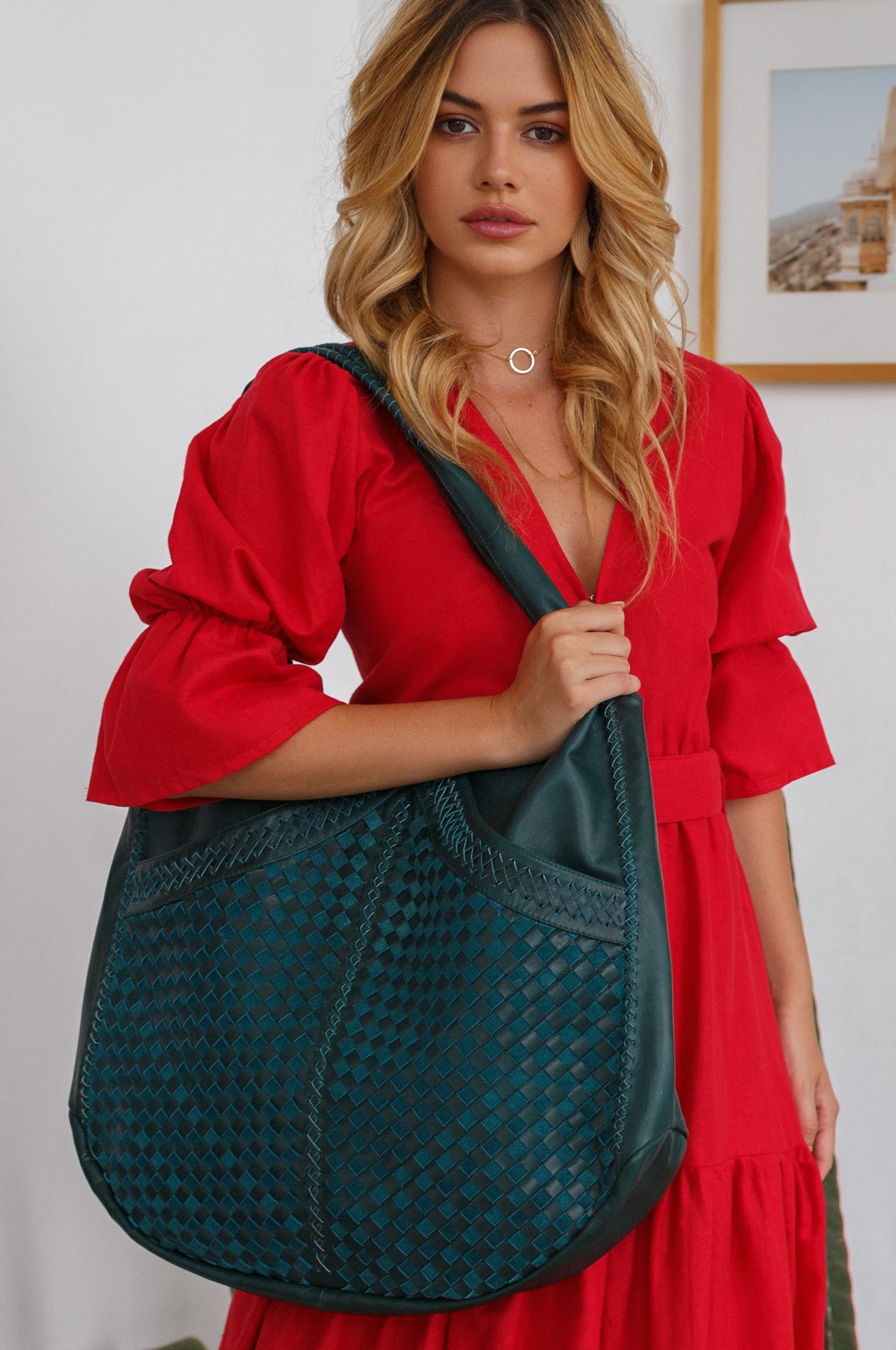 French Lover Oversized Hobo Bag-2