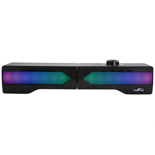 beFree Sound Gaming Dual Soundbar with RGB LED Lights-0