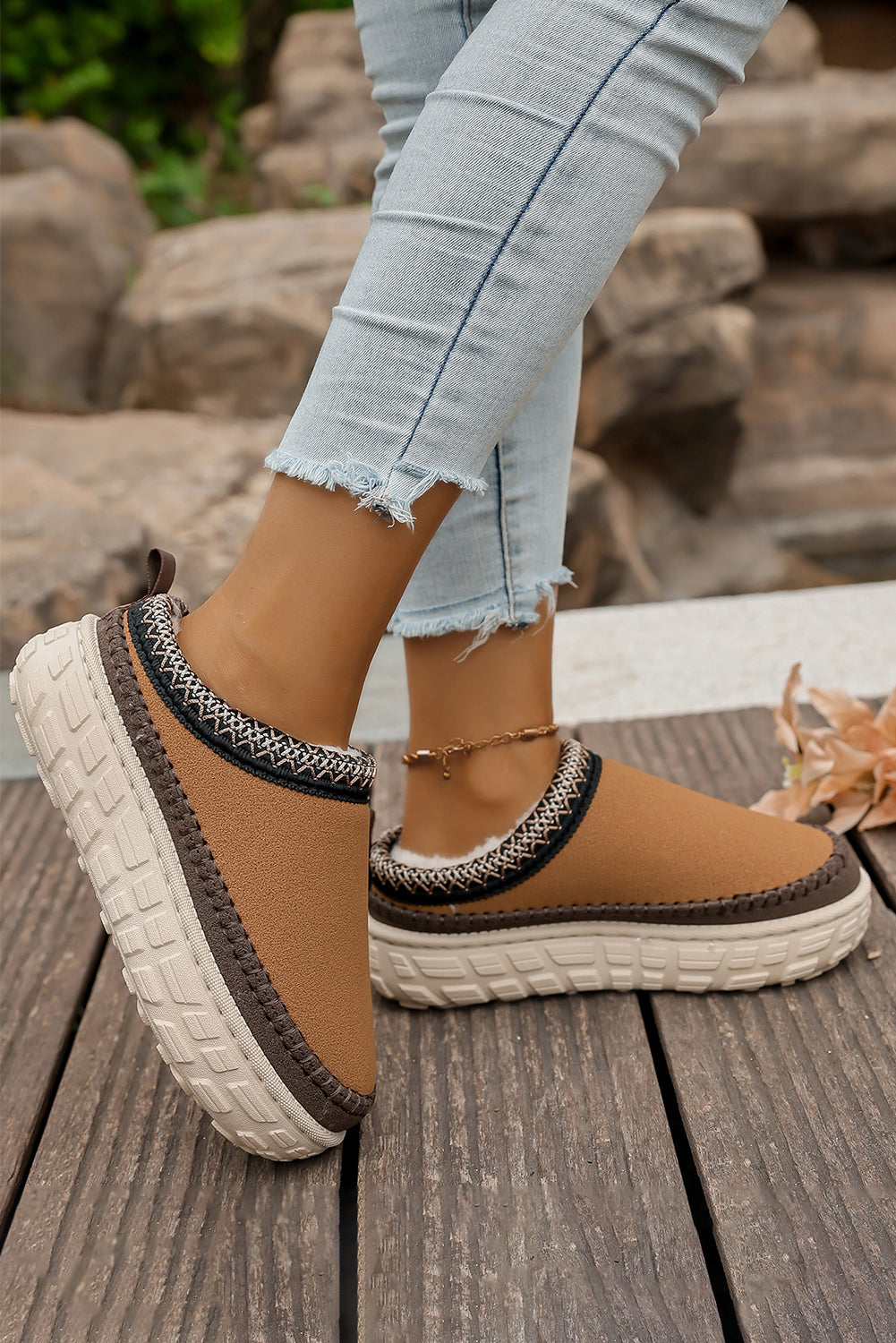 Millie Plush Winter Clog Slippers-3
