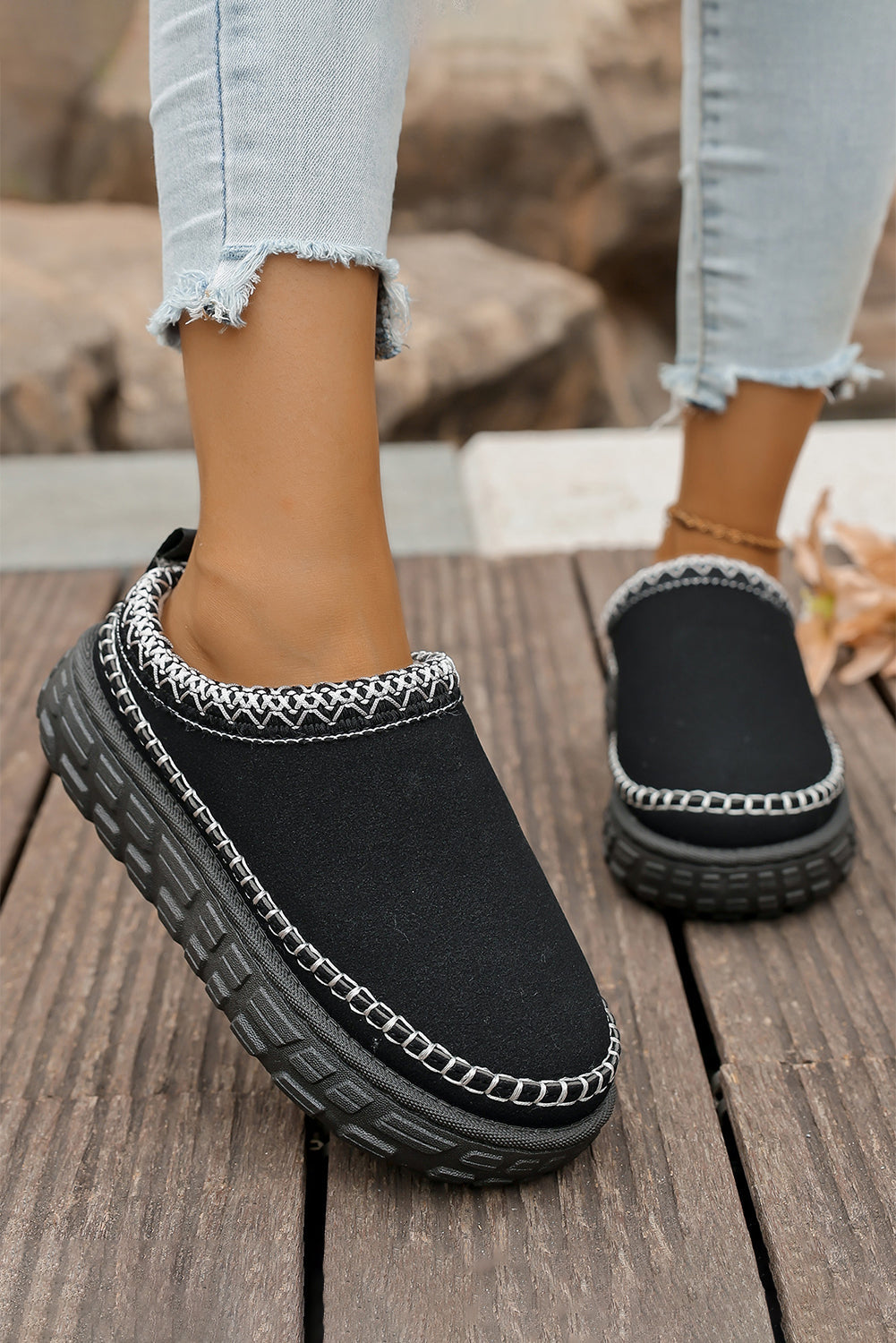 Millie Plush Winter Clog Slippers-0