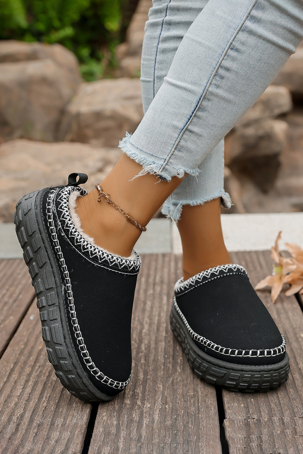 Millie Plush Winter Clog Slippers-2