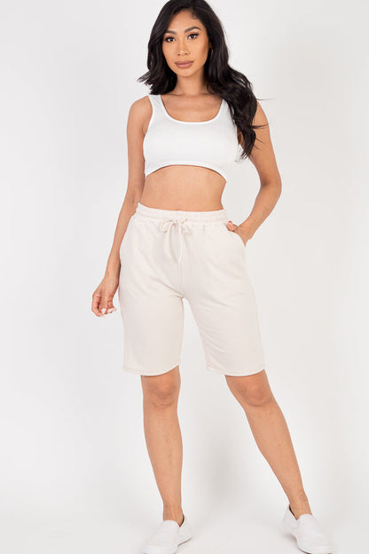 French Terry Bermuda Shorts (CAPELLA)-5