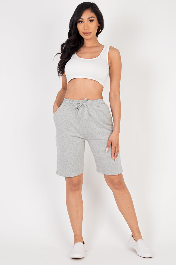 French Terry Bermuda Shorts (CAPELLA)-0