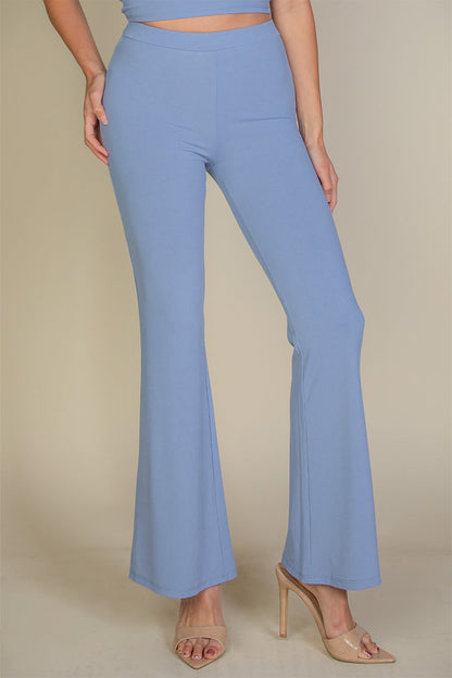 High Waisted Flare Pants (CAPELLA)-7