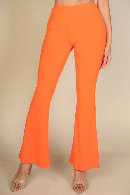 High Waisted Flare Pants (CAPELLA)-11