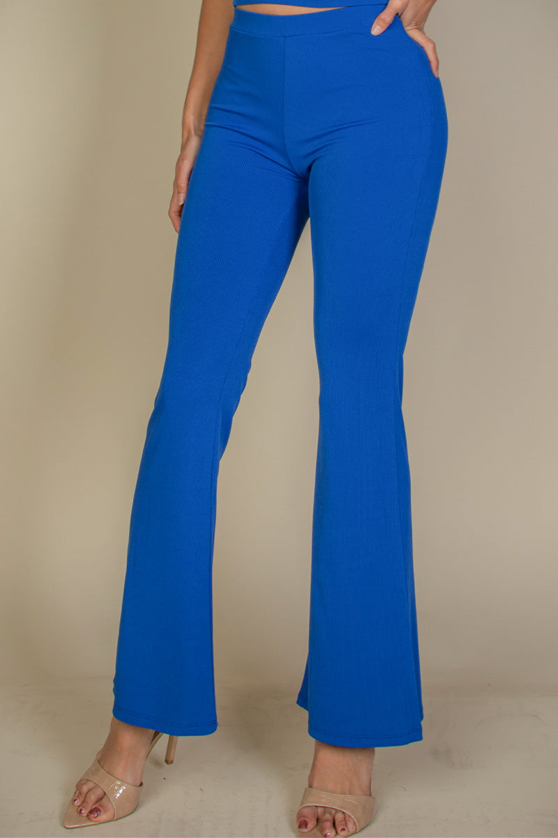 High Waisted Flare Pants (CAPELLA)-12