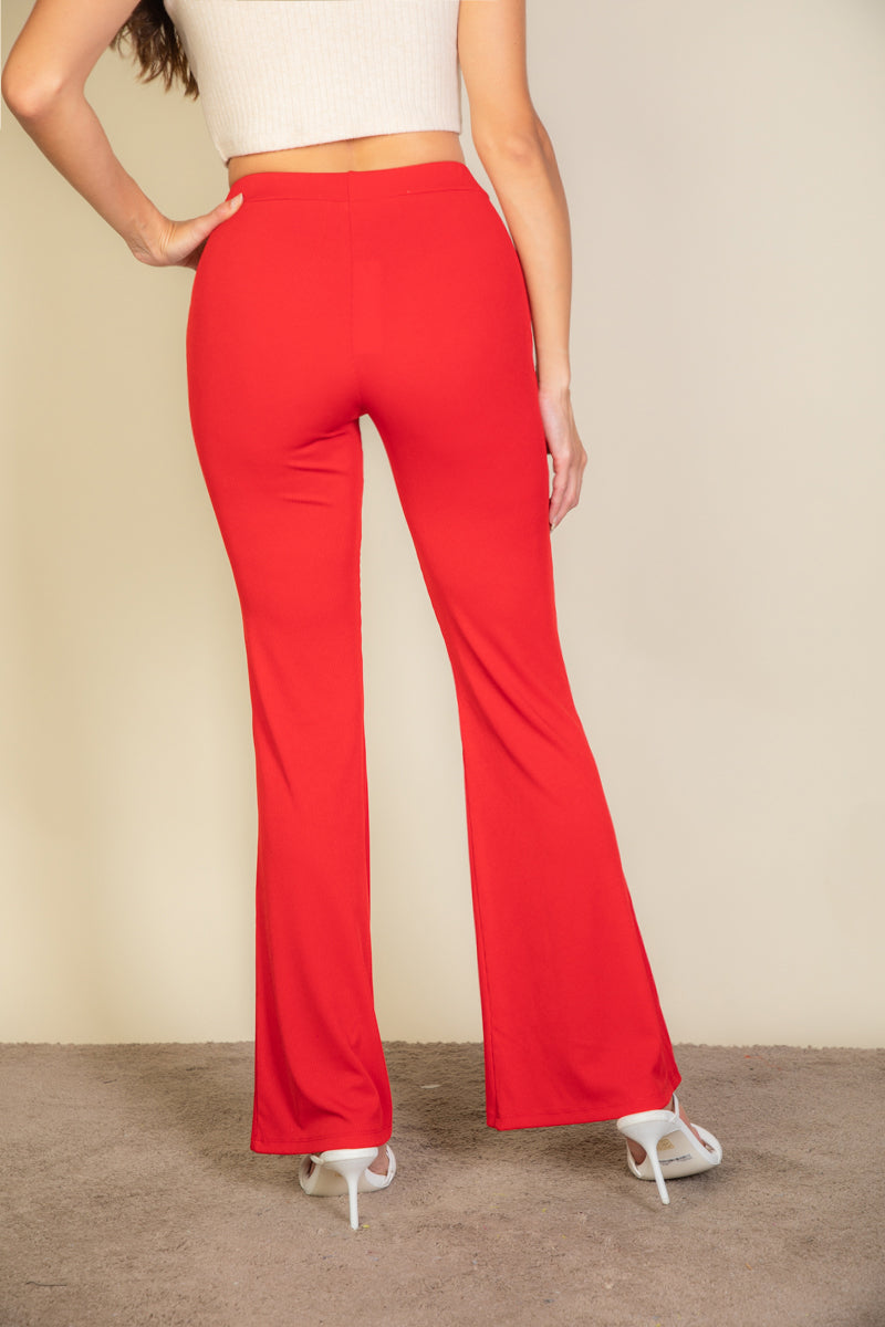 High Waisted Flare Pants (CAPELLA)-2
