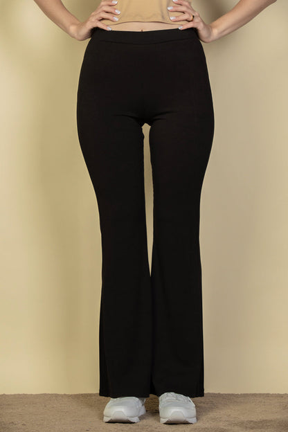 High Waisted Flare Pants (CAPELLA)-5