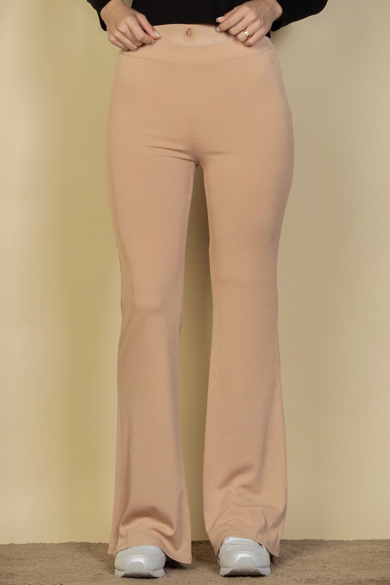 High Waisted Flare Pants (CAPELLA)-9
