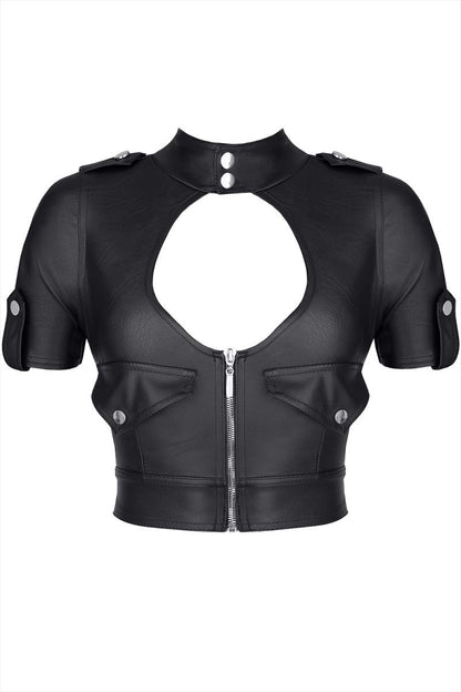 schwarzes Damen-Top BREnrica001 - XXL-0
