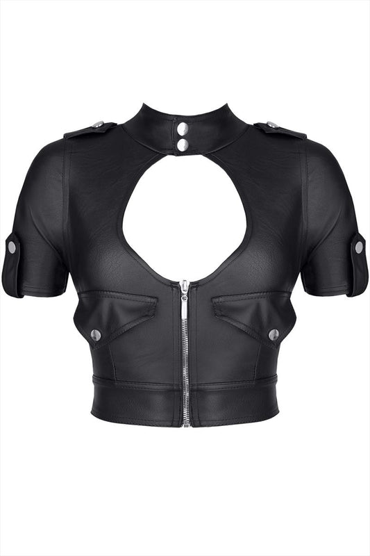 schwarzes Damen-Top BREnrica001 - XXL-0