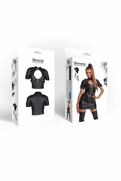 schwarzes Damen-Top BREnrica001 - XXL-7