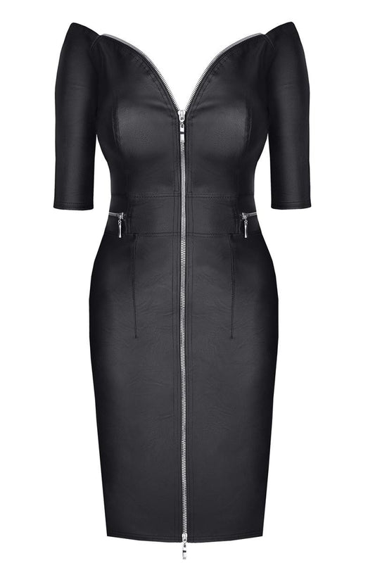 schwarzes Minikleid BRMargherita001 - 2XL-0