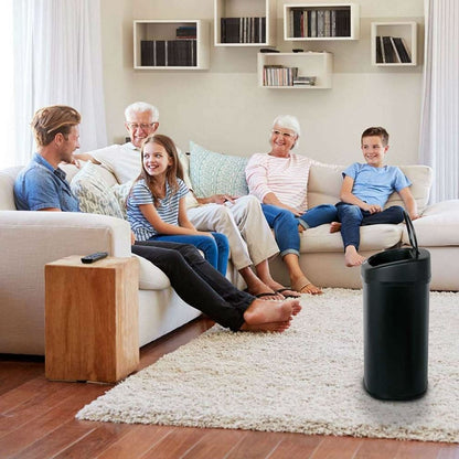 Black 13-Gallon Kitchen Trash Can with Touch Free Motion Sensor Lid-1