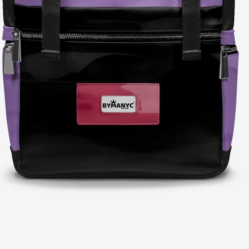 BYMANYC ® New York – NYC COUTURE Backpack in Berry & Violet Storm-2