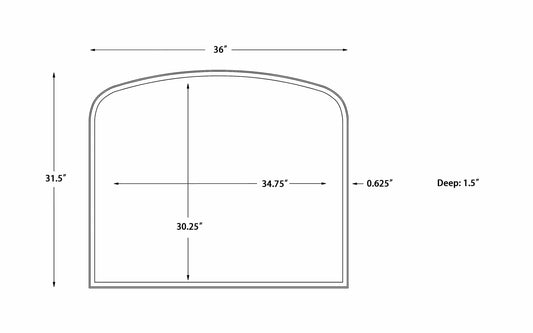 Barbarasco Mantel Mirror-0